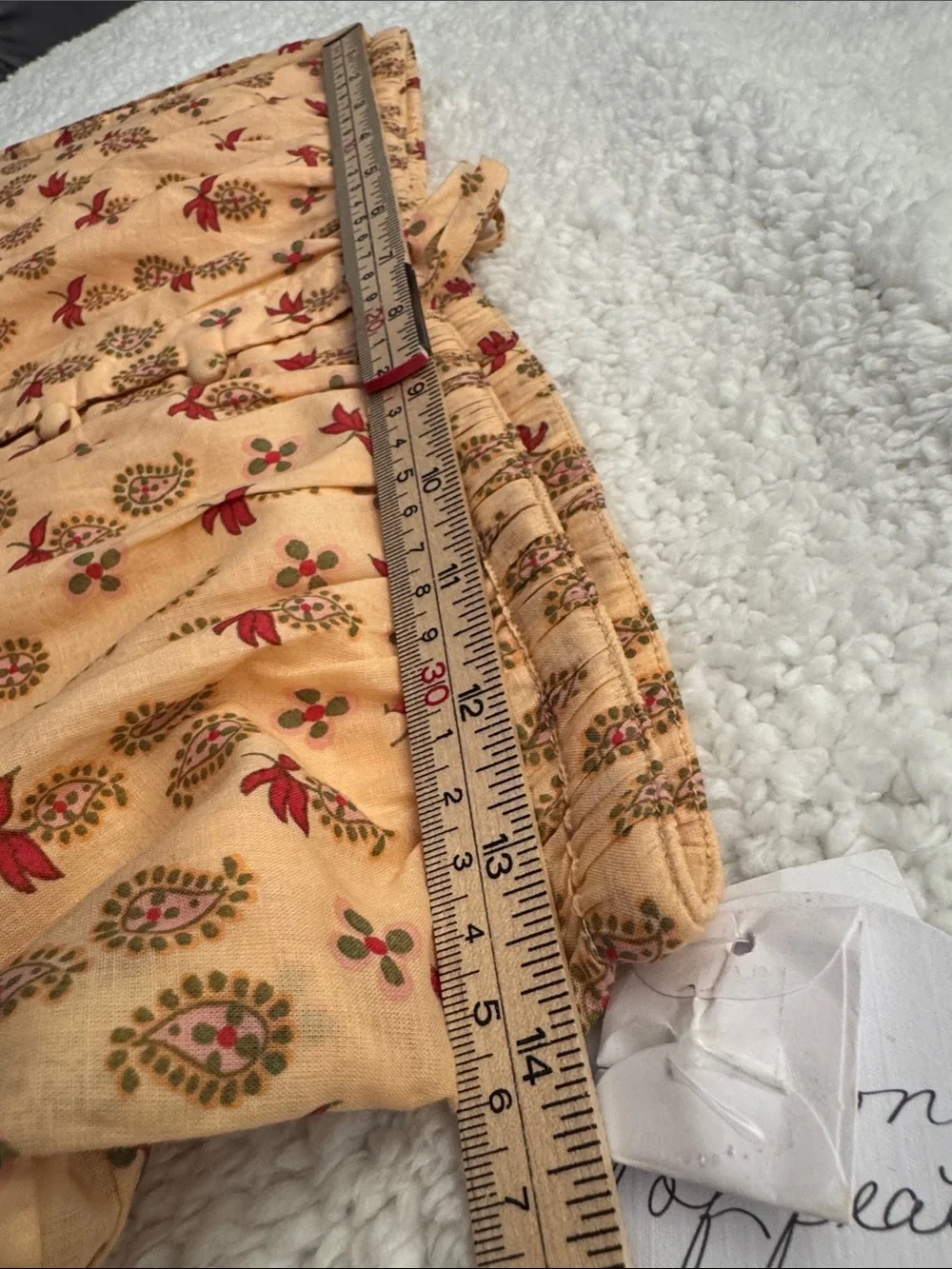 Patrons of Peace Peach Floral Maxi Skirt - Picture 3 of 7